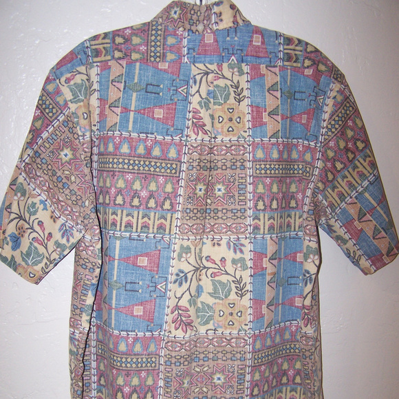 VINTAGE REYN SPOONER HAWAIIAN CAMP SHIRT SB3192 - Picture 6 of 8
